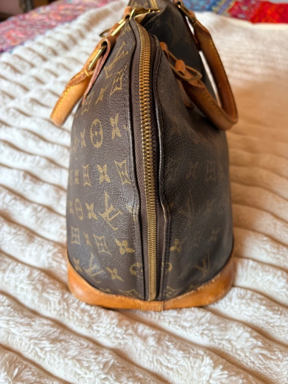 Authentic Louis Vuitton Vintage Alma PM Monogram Satchel 1994 Made in France